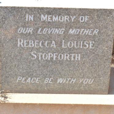 STOPFORTH Rebecca Louise