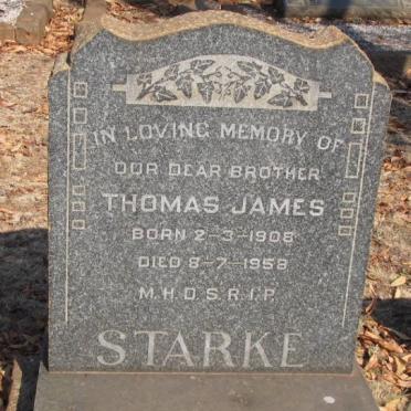 STARKE Thomas James 1908-1958