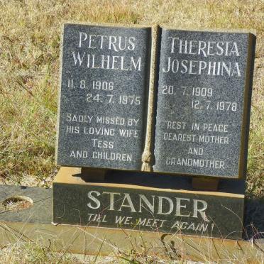 STANDER Petrus Wilhelm 1906-1975 &amp; Theresia Josephina 1909-1978