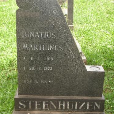 STEENHUIZEN Ignatius Marthinus 1918-1973