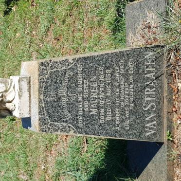 STRAATEN Maureen, van 1848-1959
