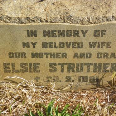 STRUTHERS William -1948 &amp; Annette Butler LAWRENCE -1949 :: STRUTHERS Elsie -1981