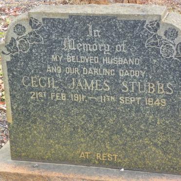 STUBBS Cecil James 1911-1949