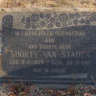 STADEN Shorty, van 1929-1961