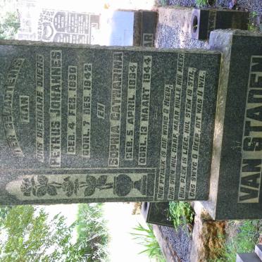 STADEN Petrus Johannes, van 1890-1942 &amp; Sophia Catharina 1894-1944