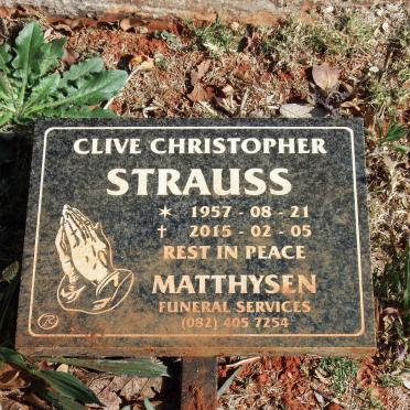 STRAUSS Clive Christopher 1957-2015