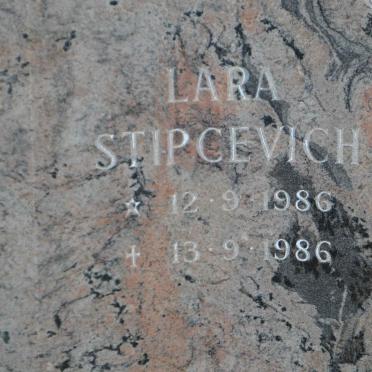 STIPCEVICH Lara 1986-1986