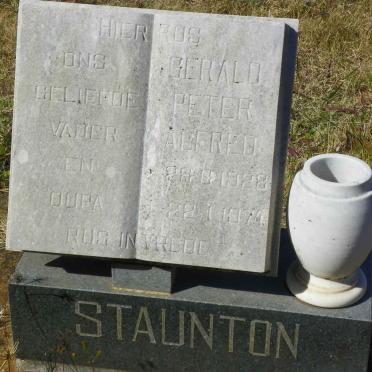 STAUNTON Gerald Peter Alfred 1928-1974