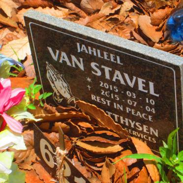 STAVEL Jahleel, van 2015-2015