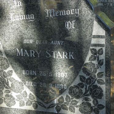STARK Mary 1907-1990