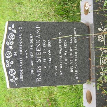 STEENKAMP Babs 1910-1993