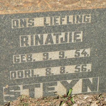STEYN Rinatjie 1954-1956