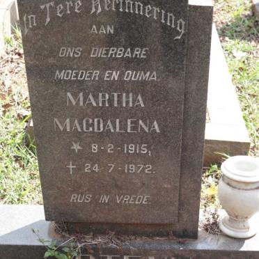 STEYN Martha Magdalena 1915-1972