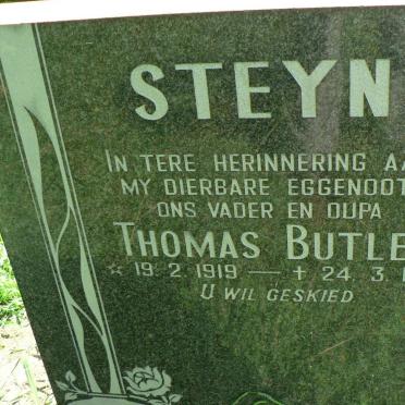 STEYN Thomas Butler 1919-1982