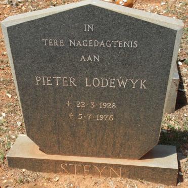 STEYN Pieter Lodewyk 1928-1976