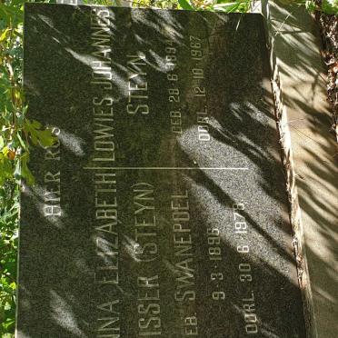 STEYN Lowies Johannes 1894-1967 &amp; Anna Elizabeth VISSER nee SWANEPOEL 1896-1978