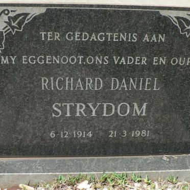 STRYDOM Richard Daniel 1914-1981