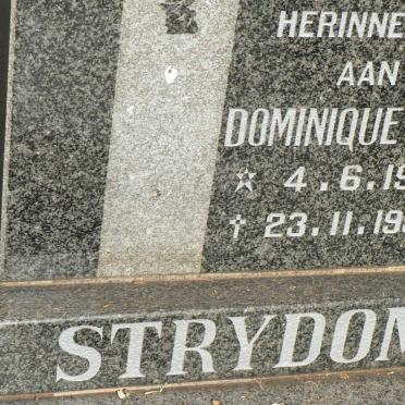 STRYDOM Dominique M.L. 1954-1956