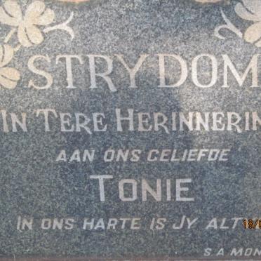 STRYDOM Tonie