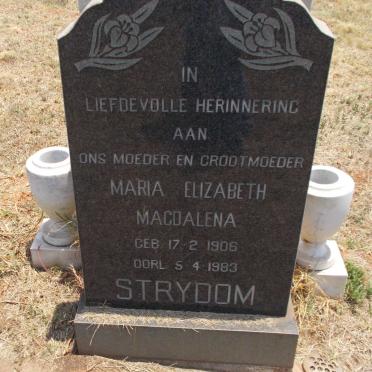 STRYDOM Maria Elizabeth Magdalena 1906-1983
