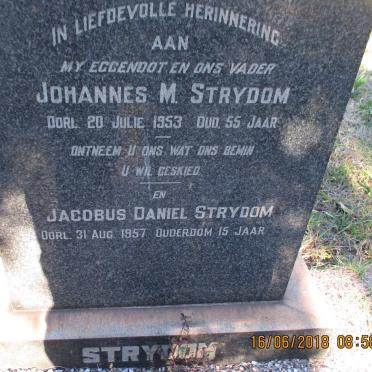 STRYDOM Johannes M. -1953 :: STRYDOM Jacobus Daniel -1957