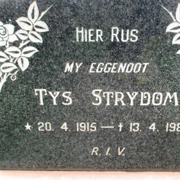 STRYDOM Tys 1915-1982