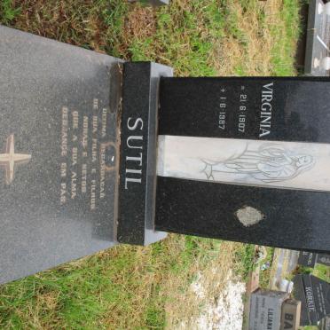 SUTIL Virginia 1907-1987