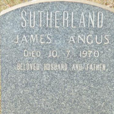 SUTHERLAND James Angus -1970