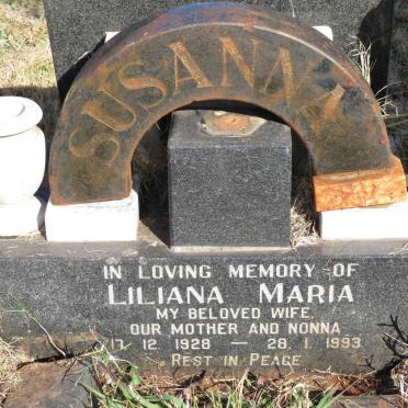 SUSANNA Liliana Maria 1928-1993