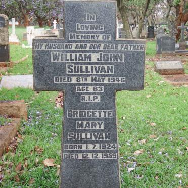 SULLIVAN William John -1946 :: SULLIVAN Bridgette Mary 1924-1959