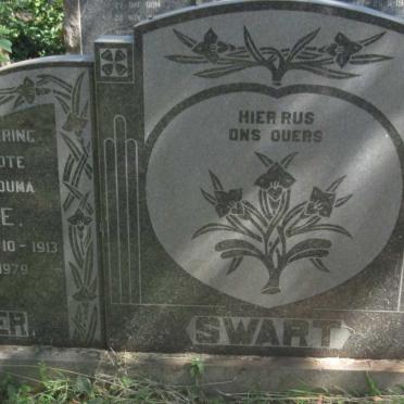 SWART Peter J.D. 1910- &amp; Jacoba E. MEINTJES 1913-1979