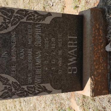 SWART Wilhelmina Sophia 1895-1970