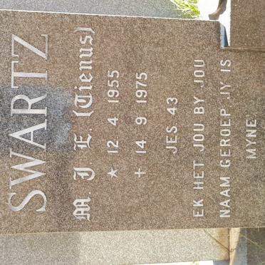 SWARTZ M.J.E. 1955-1975