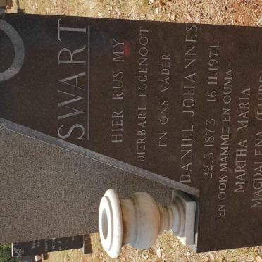 SWART Daniel Johannes 1873-1971 &amp; Martha Maria Magdalena FAURE 1894-1982