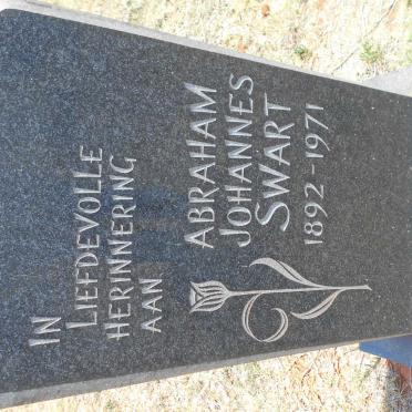 SWART Abraham Johannes 1892-1971