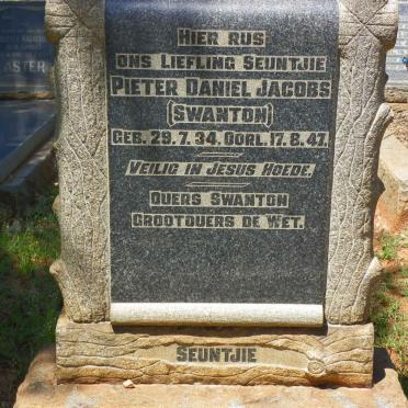 SWANTON Pieter Daniel Jacobs 1934-1947