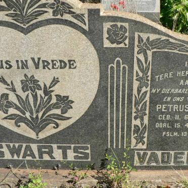 SWARTS Petrus J.J. 1887-1955 &amp; Jacoba M. 1889-1963