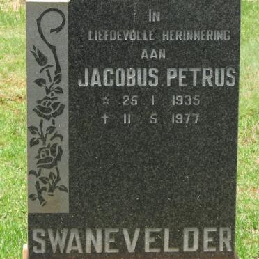 SWANEVELDER Jacobus Petrus 1935-1977