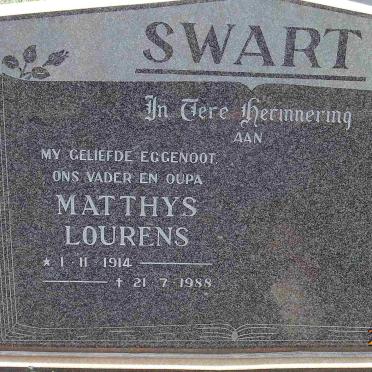 SWART Matthys Lourens 1914-1988