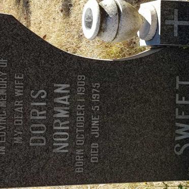 SWEET Doris Norman 1909-1975