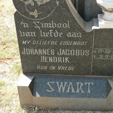 SWART Johannes Jacobus Hendrik 1897-1966