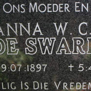 SWARDT Adriaan Johannes Hendrikus, de 1893-1968 &amp; Anna W.C.M. 1897-1989
