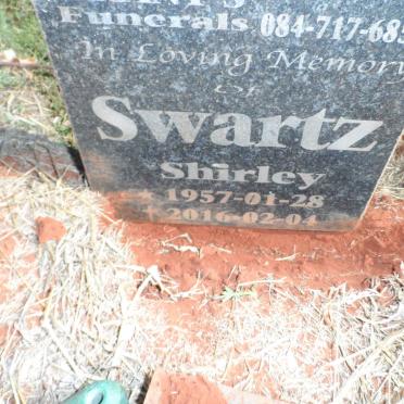 SWARTZ Shirley 1957-2016