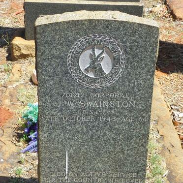 SWAINSTON J.W. -1943
