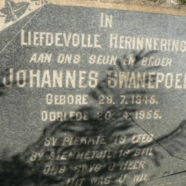 SWANEPOEL Johannes 1945-1955