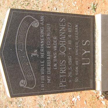 UYS Petrus Johannes 1916-1977