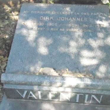VALENTIN Dirk Johannes 1905-19??
