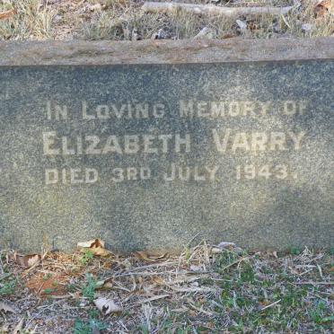 VARRY Elizabeth -1943