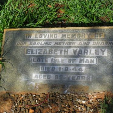VARLEY Elizabeth -1944