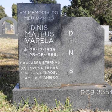 VARELA Dinis Mateus 1935-1996